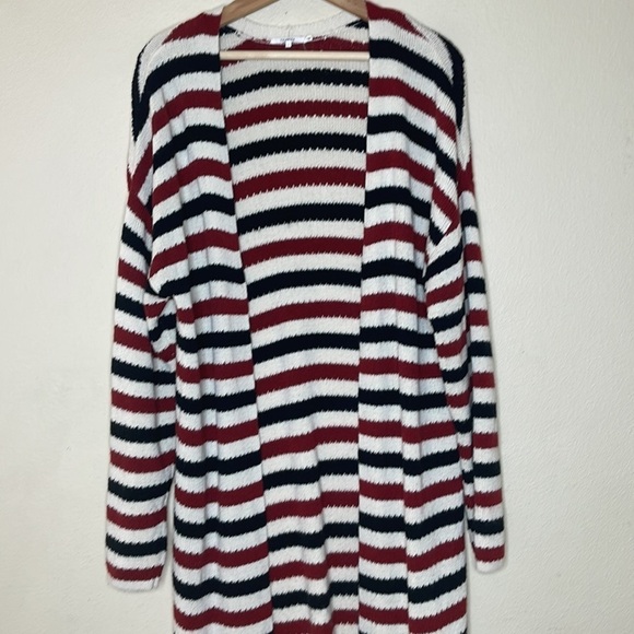 Tularosa Presley Striped Duster Knit Cardigan Size Large - Picture 3 of 8